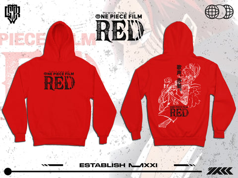 One Piece Red Film Hoodie