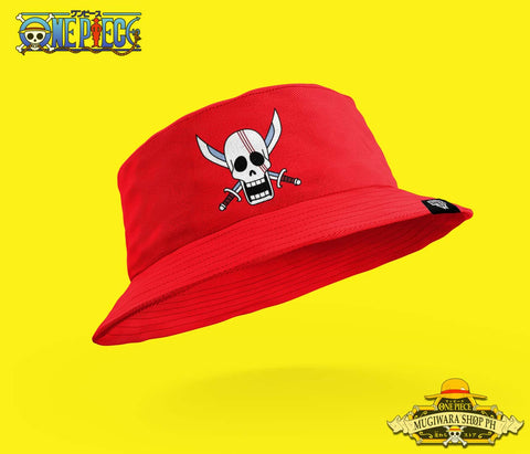 One Piece Red Hair Shanks Bucket Hat